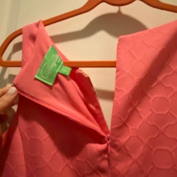 Pappagallo Bubblegum Pink and Gold Summer Dress Size 12 - Never Worn! - Picture 6 of 8